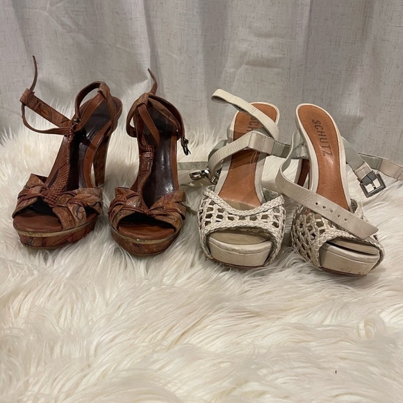 2 Bundle SCHUTZ Heels Size 6B - Picture 2 of 9
